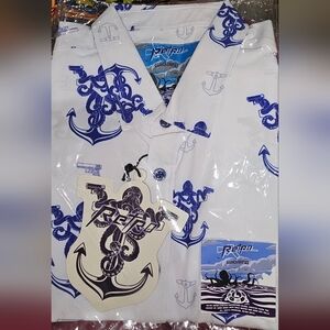 Retro Rifle "Glocktapus" Men's Large Button-down Shirt